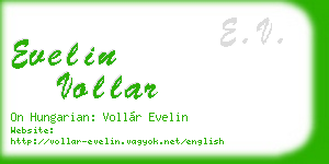 evelin vollar business card